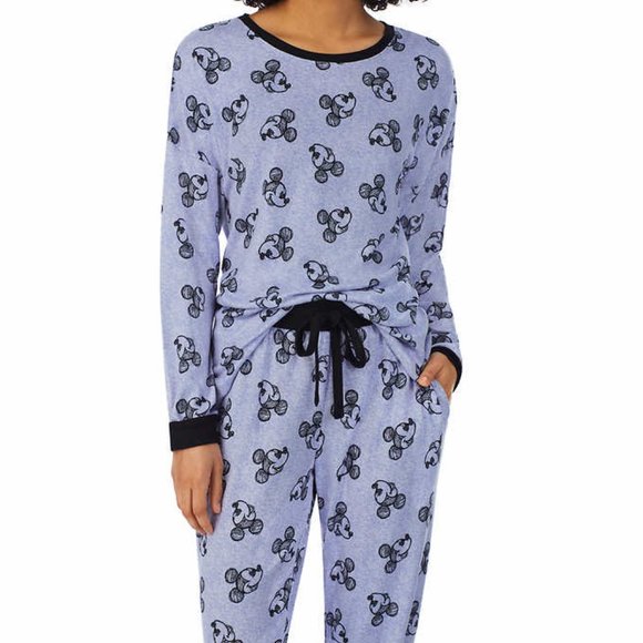 Disney Women’s Mickey and Minnie 2PC PJ Set S - Picture 3 of 4